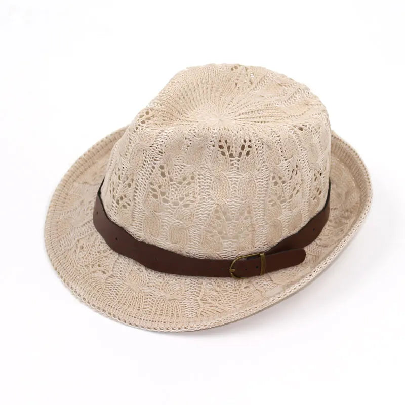 Women's Knitted Fedora Hat