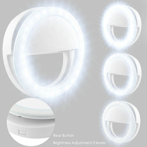 Clip-On Selfie Ring Light for Phones