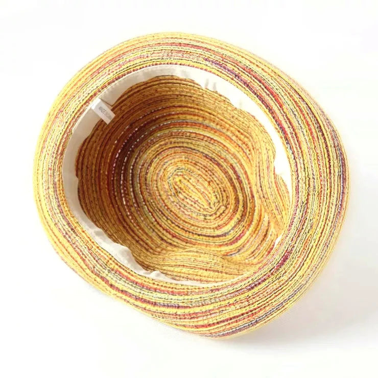 Summer Hats for Women & Men Bow Straw Hats