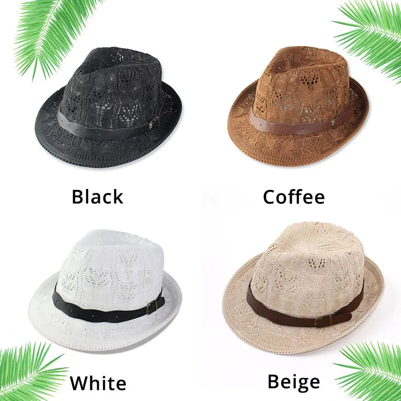 Women's Knitted Fedora Jazz Hat