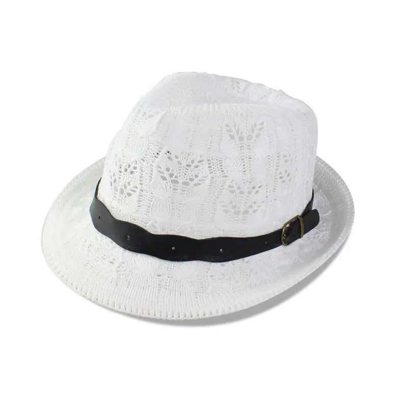 Women's Knitted Fedora Jazz Hat