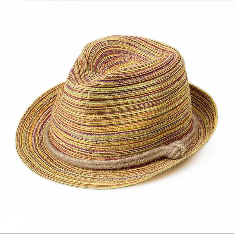 Summer Hats for Women & Men Bow Straw Hats