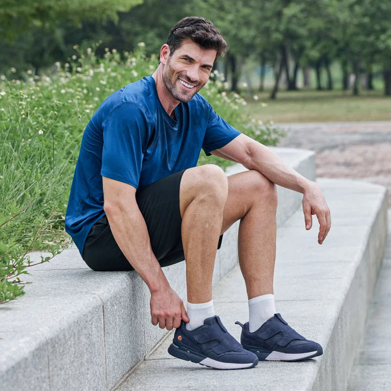 Men'S Diabetic Shoes Wide 2E Slip-On Sneaker For Swollen Feet Walking Sport Shoe With Arch Support For Foot Pain Relief