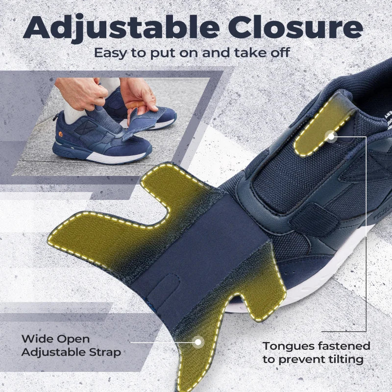 Men's Wide Diabetic Slip-On Sneakers