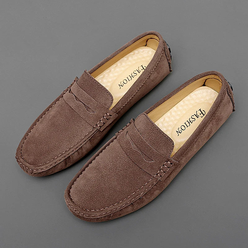 Men's Suede Leather Loafers