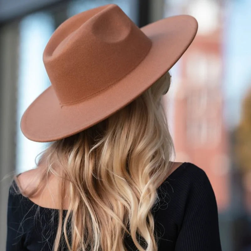 Women's Fedora Panama Jazz Hat