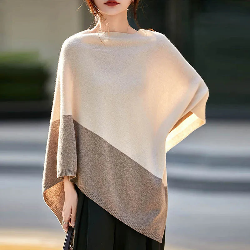 Women's Merino Wool Cloak Shawl