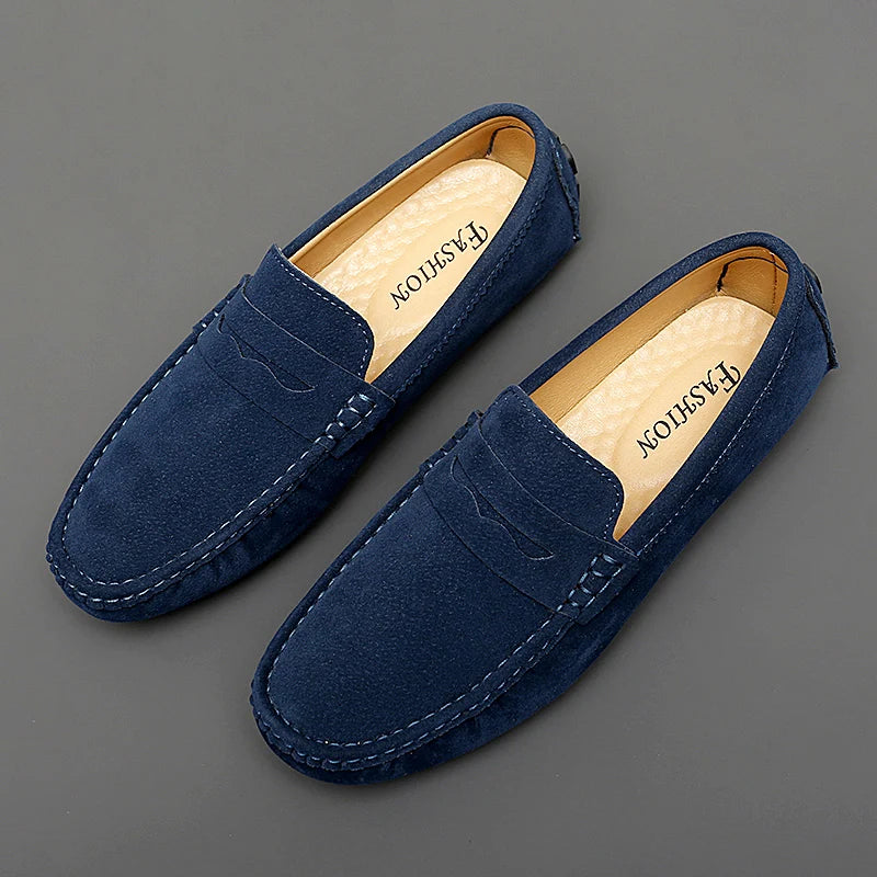 Men's Suede Leather Loafers