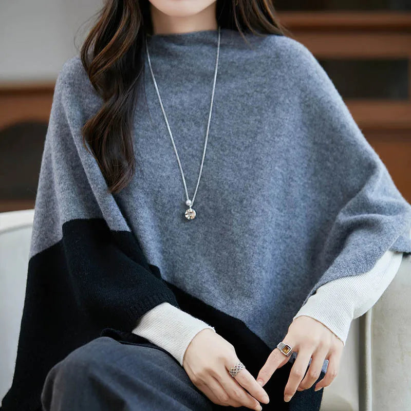 Women's Merino Wool Cloak Shawl