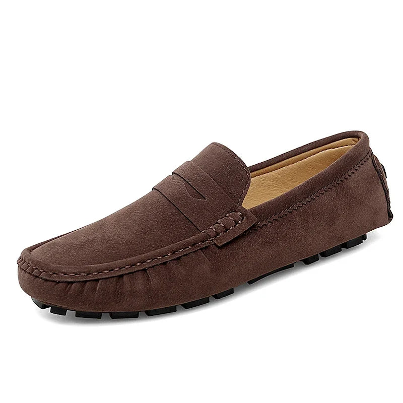 Men's Suede Leather Loafers