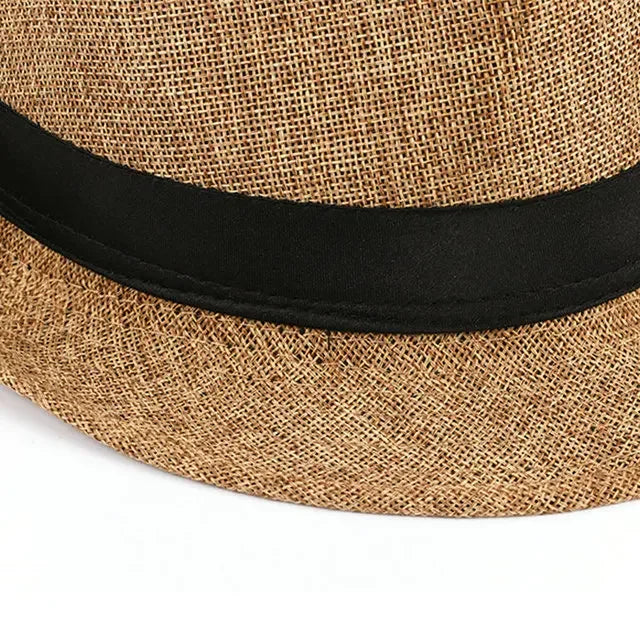 Men's Cotton Linen Cowboy Hat