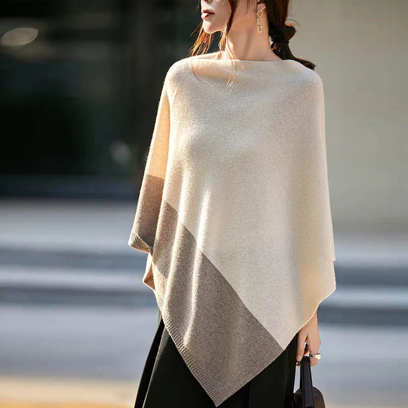 Women's Merino Wool Cloak Shawl