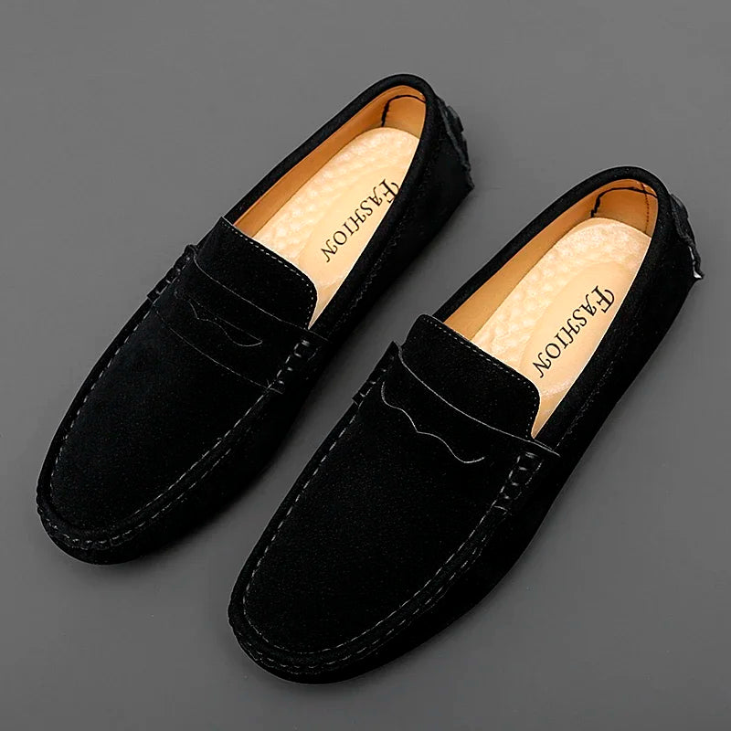 Men's Suede Leather Loafers