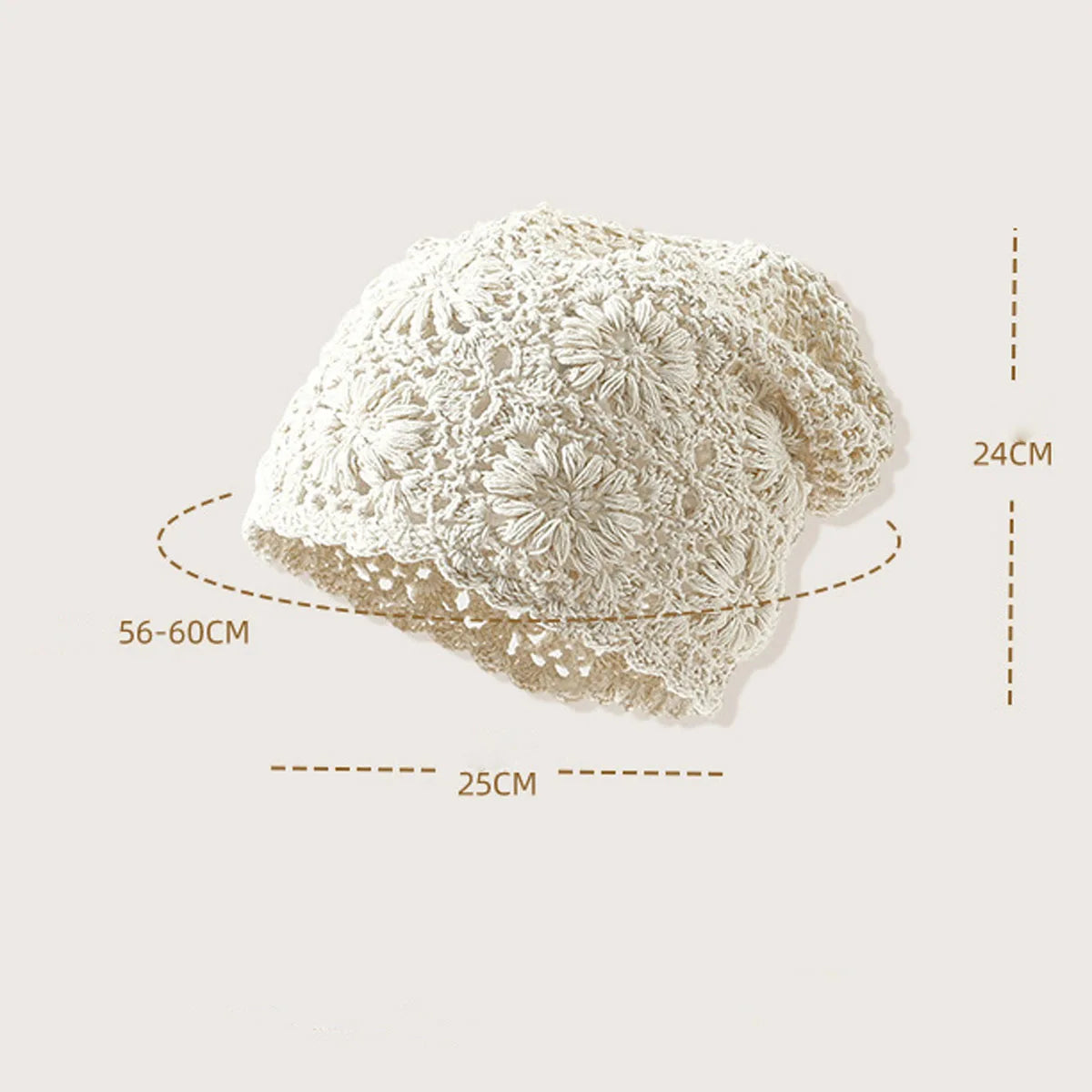 Women's Knitted Retro Pile Hat