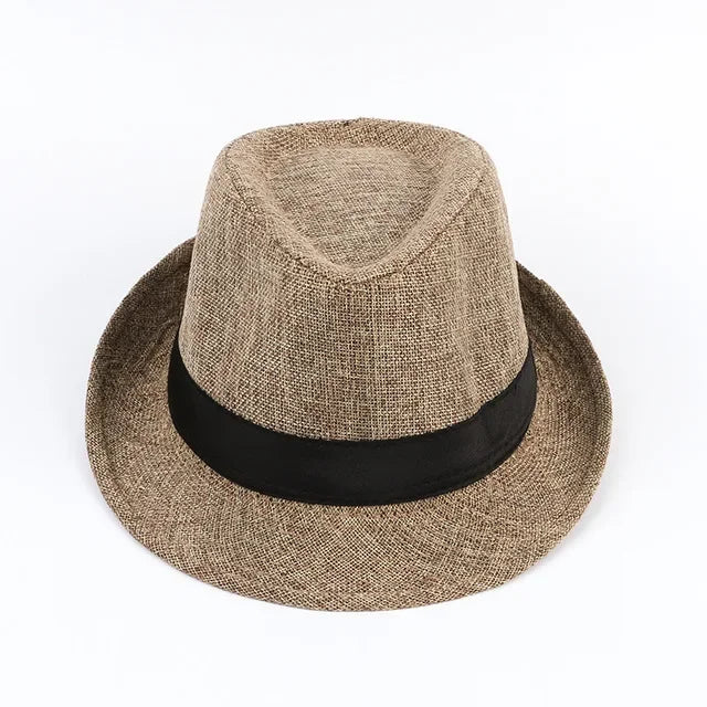 Men's Cotton Linen Cowboy Hat