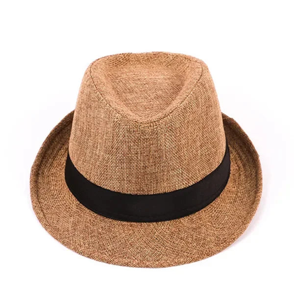 Men's Cotton Linen Cowboy Hat