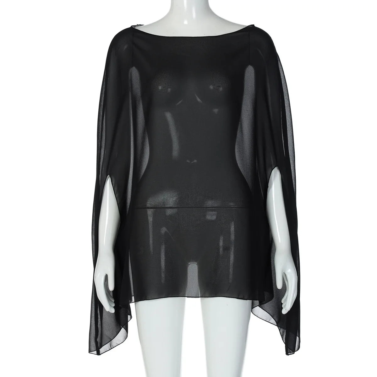 Women's Sheer Chiffon Blouse