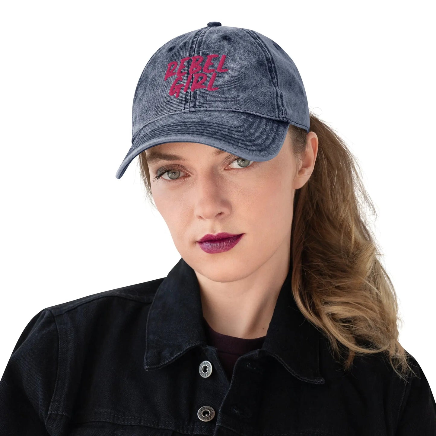 Vintage Cap REBEL GIRL Vintage Cotton Twill Cap